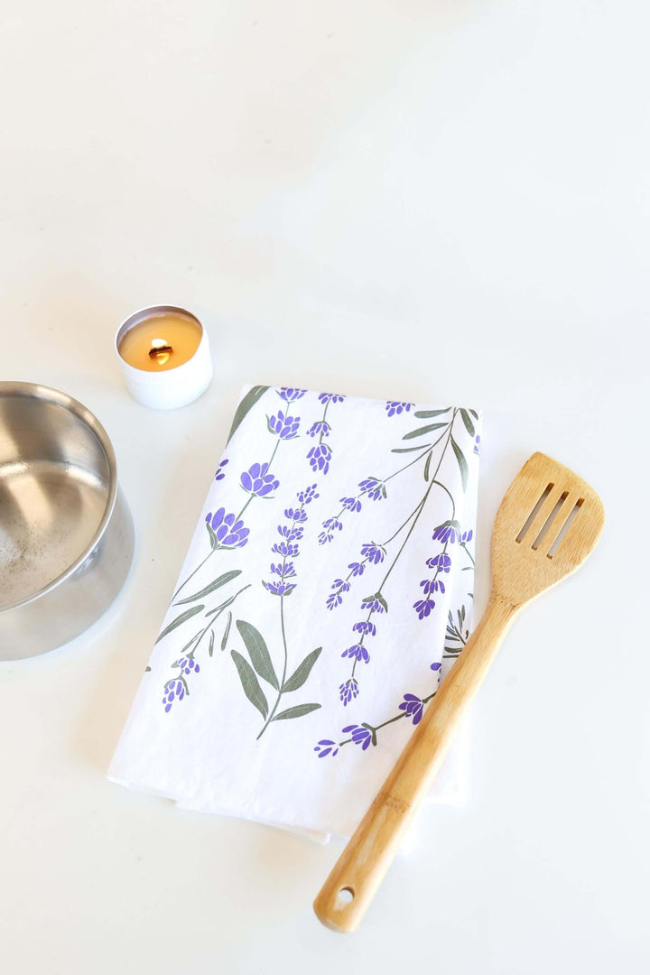 Vintage Lavender Tea Towel