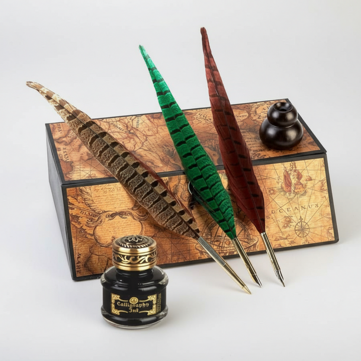 Pheasant Feather Quill Pen