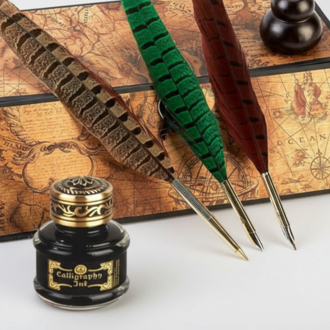 Pheasant Feather Quill Pen