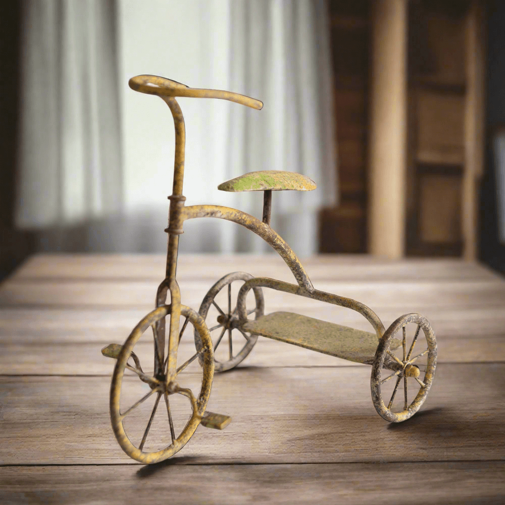 Vintage Weathered Toy Tricycle Home Decor Vintage Shopper