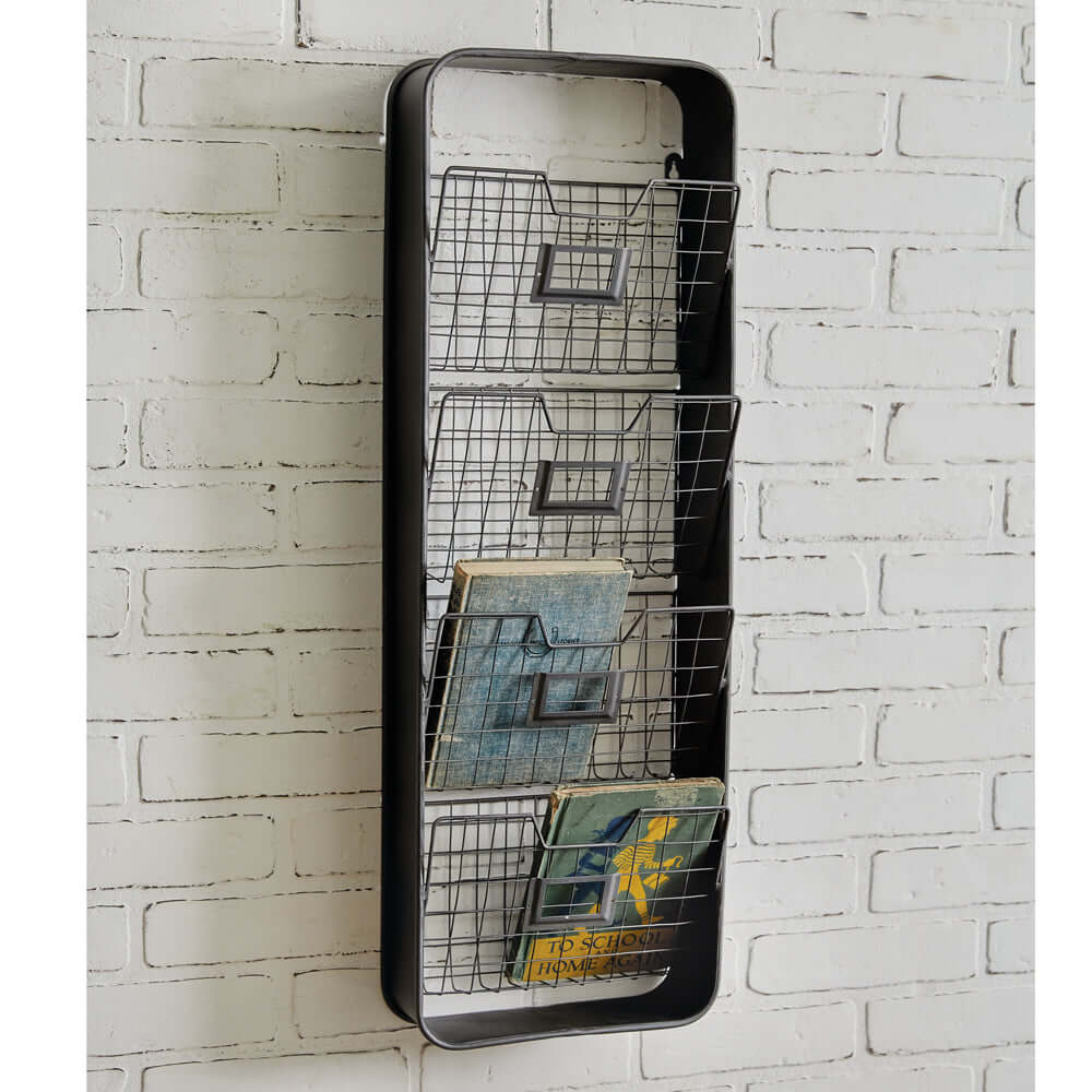 Wire wall organiser top