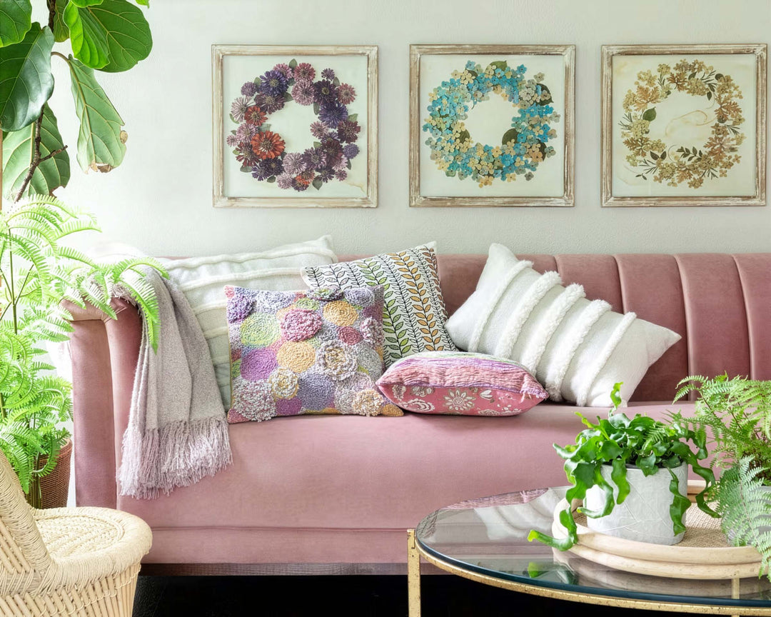 Vintage Pillows & Throws