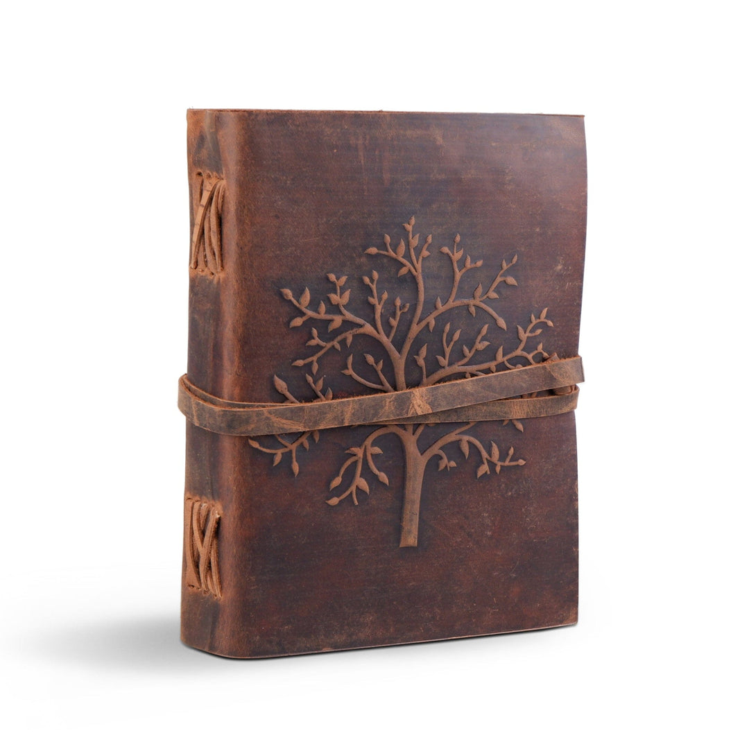 Tree of Life Buffalo Leather Journal