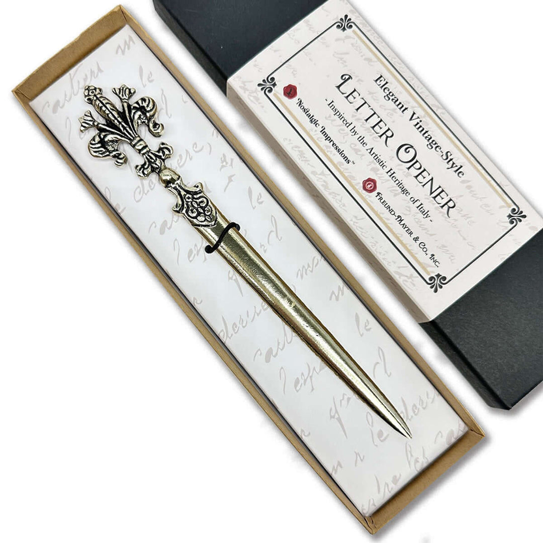 Antique-Style Fleur de Lis Letter Opener