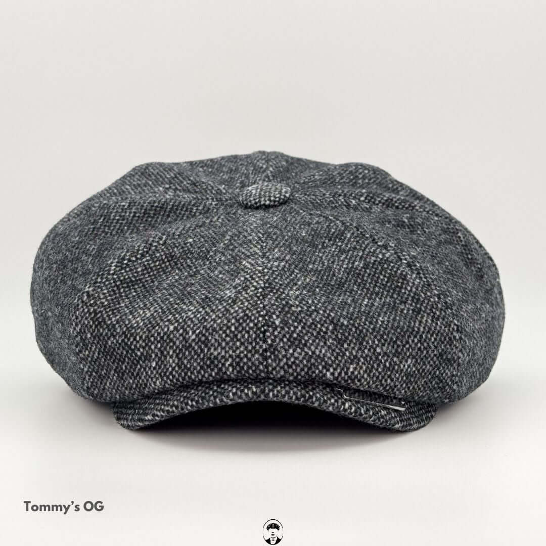 Peaky Blinders Inspired Wool Flat Cap, classic men's headwear against white background