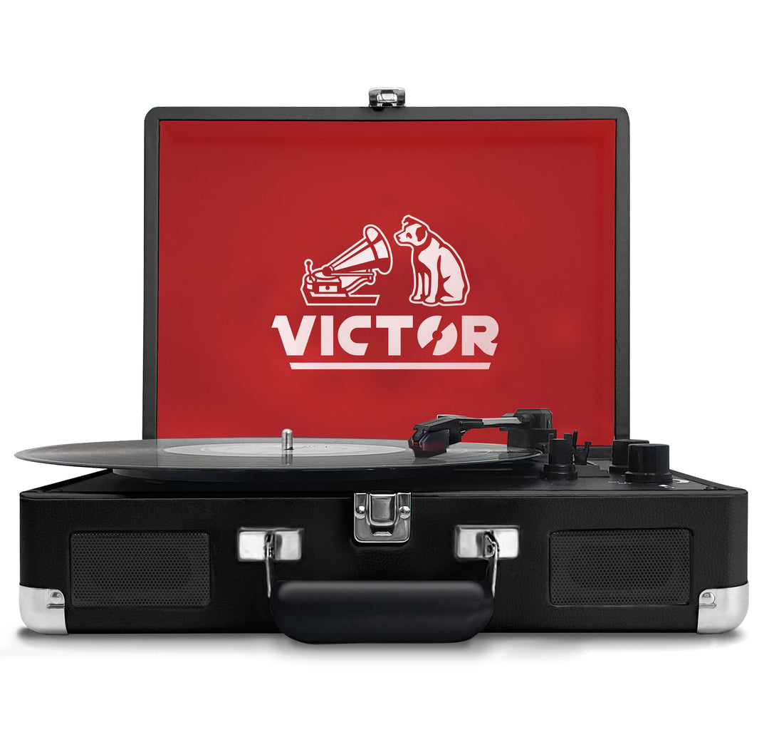 Victor Metro Portable Suitcase Turntable with Dual Bluetooth