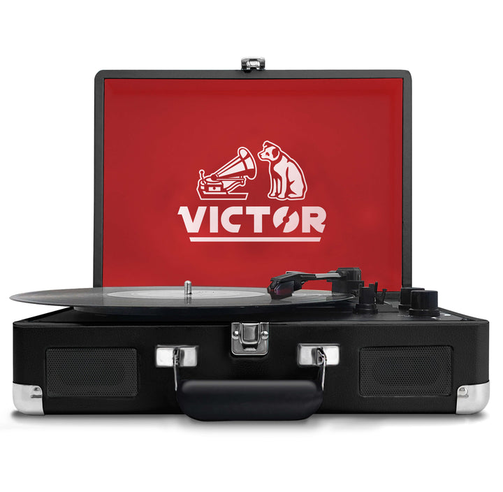 Victor Metro Portable Suitcase Turntable with Dual Bluetooth