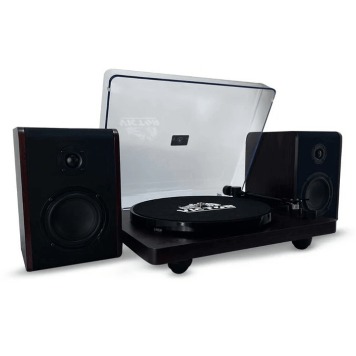 Victor Lincoln 3-Speed Bluetooth Turntable with Speakers