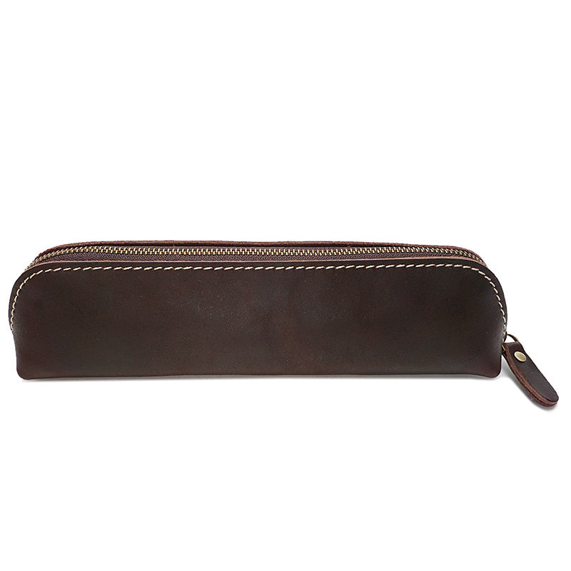 Handmade Full-Grain Leather Pencil Case
