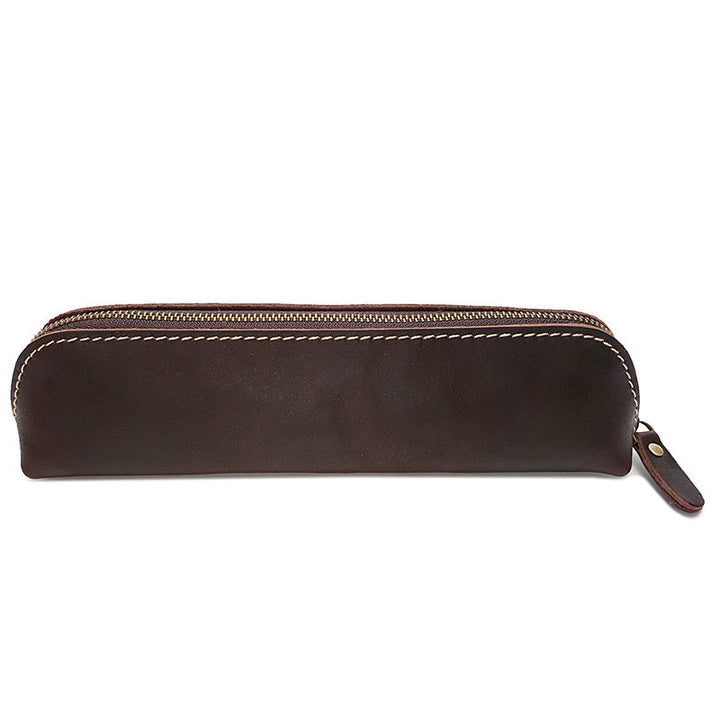 Handmade Full-Grain Leather Pencil Case