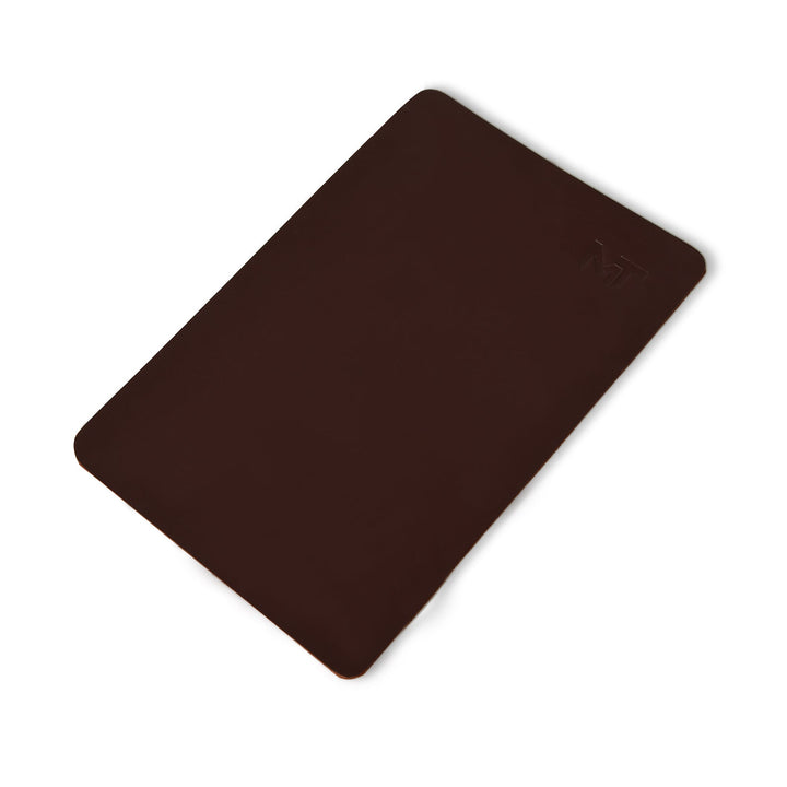 Espresso Buffalo Leather Desk Mat & Mouse Pad