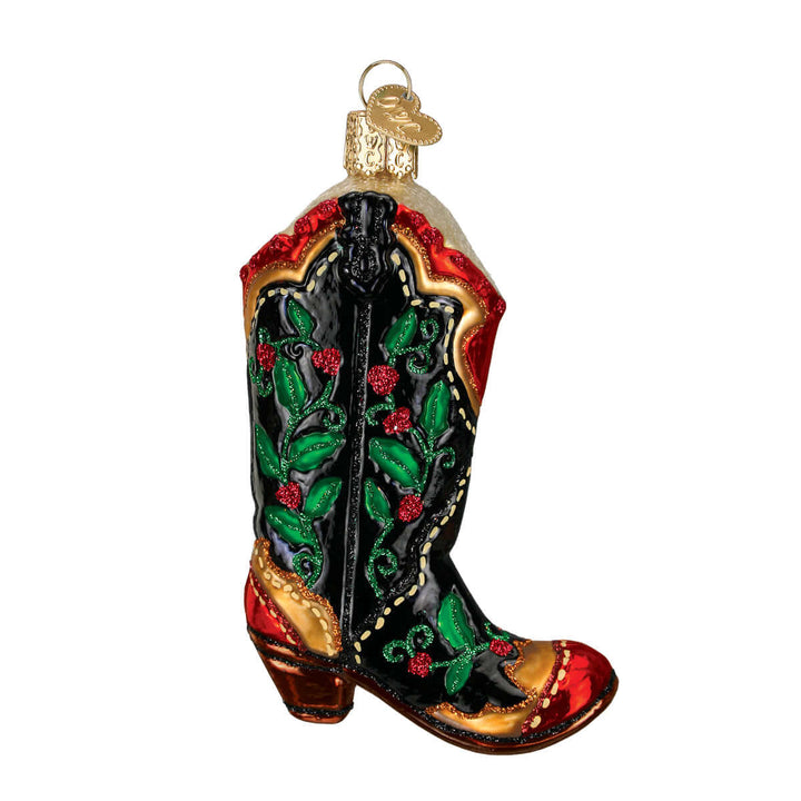 Holly Berry Cowboy Boot