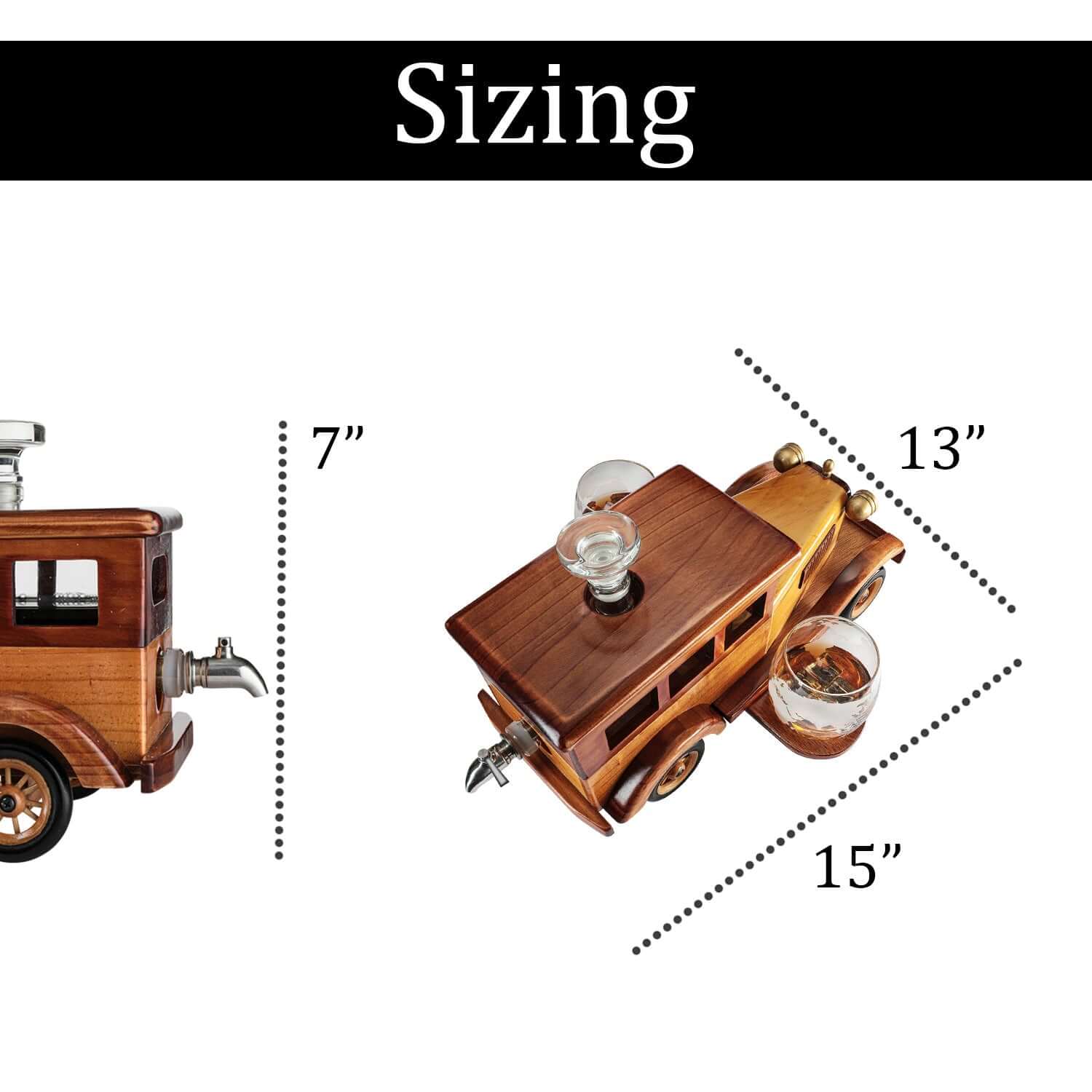 Vintage Car Whiskey Decanter Set | Bar Gift for Him – Vintage Shopper