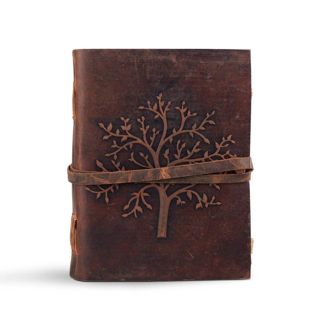 Tree of Life Buffalo Leather Journal