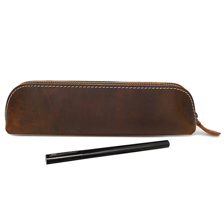 Handmade Full-Grain Leather Pencil Case
