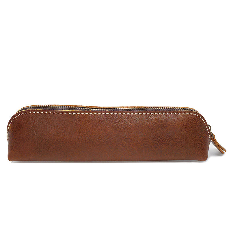 Handmade Full-Grain Leather Pencil Case