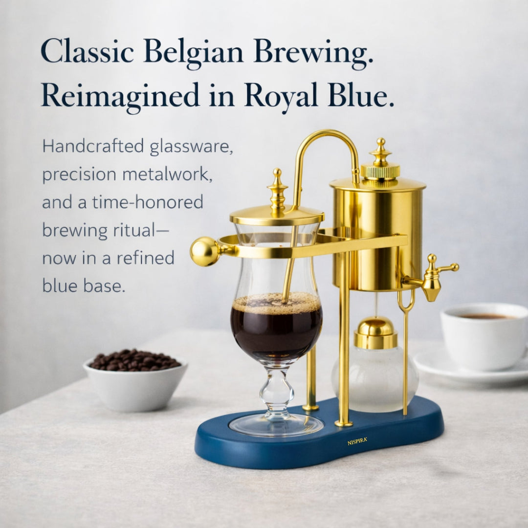 Royal Balance Syphon – Peacock Blue Collector Edition | Artisan Brewing + Coffee Table Centerpiece