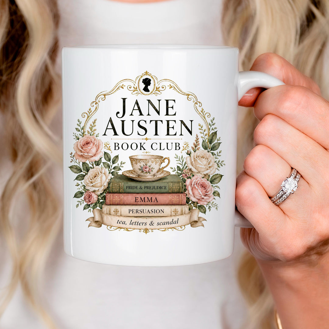 Jane Austen Book Club Ceramic Mug