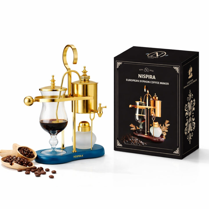 Royal Balance Syphon – Peacock Blue Collector Edition | Artisan Brewing + Coffee Table Centerpiece