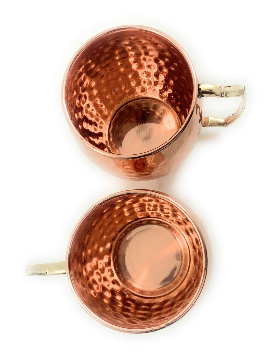 Handcrafted Hammered Copper Moscow Mule Mugs (Set of 4)