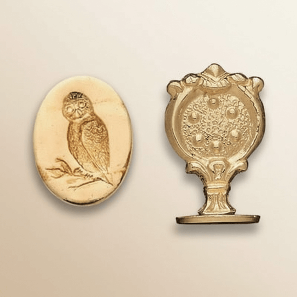 Antique-Style Owl Wax Seal Stamp