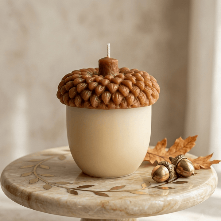 Two-Tone Acorn Soy Wax Candle