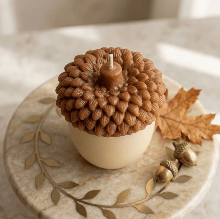 Two-Tone Acorn Soy Wax Candle