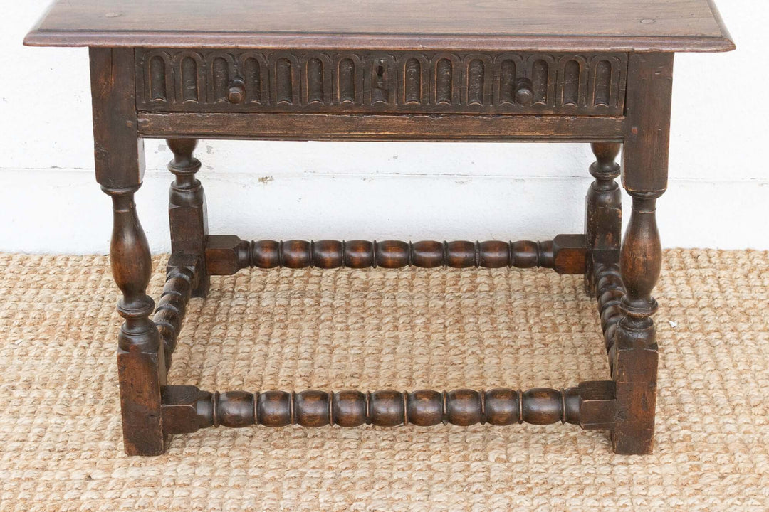 Antique 17th-Century English Oak Tavern Table