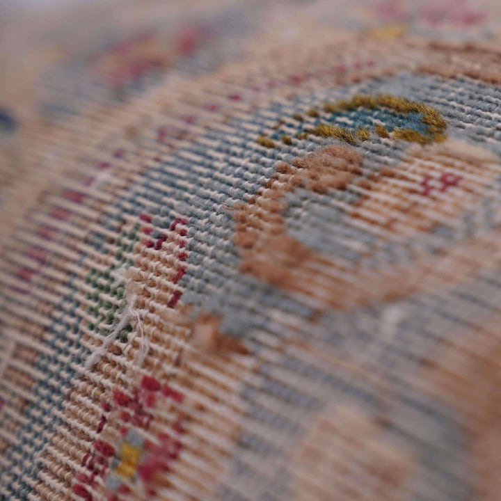 Antique Handmade Persian Kerman Rug Pillow