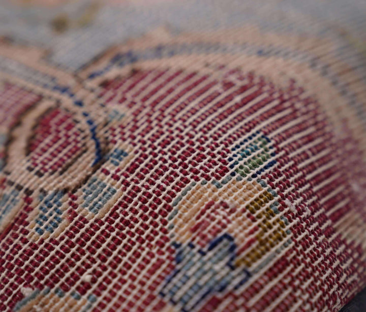 Antique Handmade Persian Kerman Rug Pillow