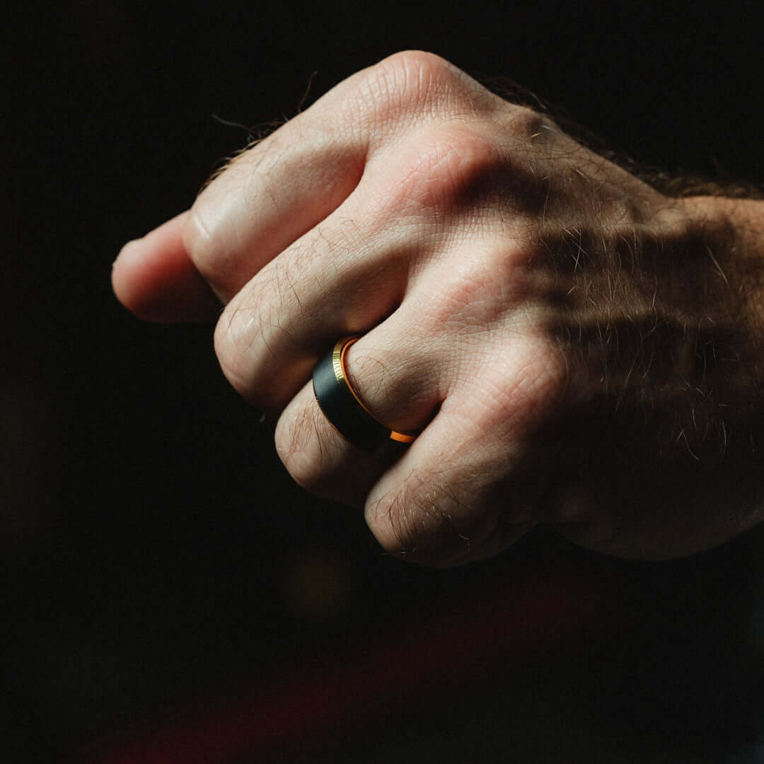 Art Deco Gold Gatsby Ring