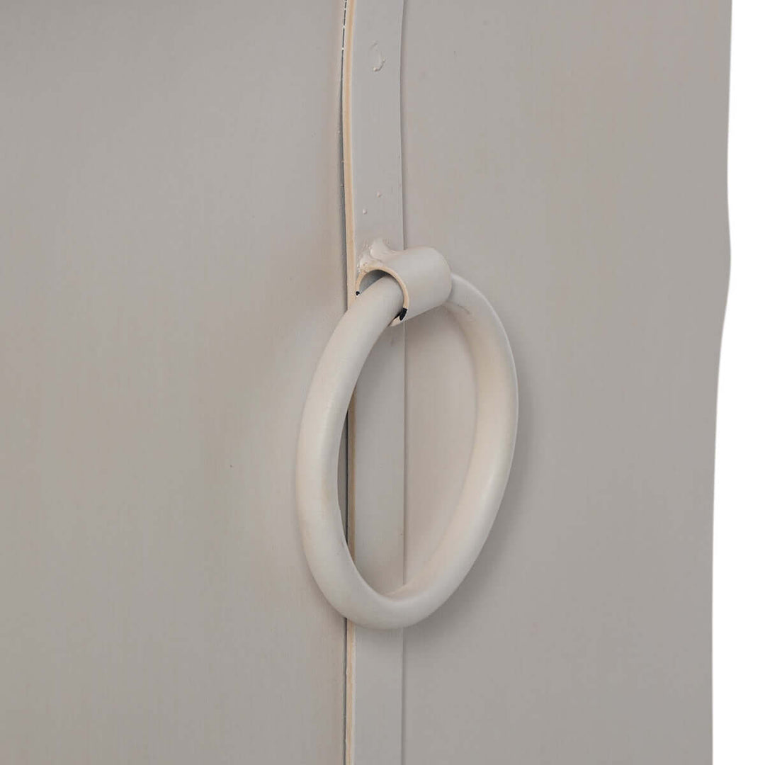 Grand Scroll Planter, Antiqued White