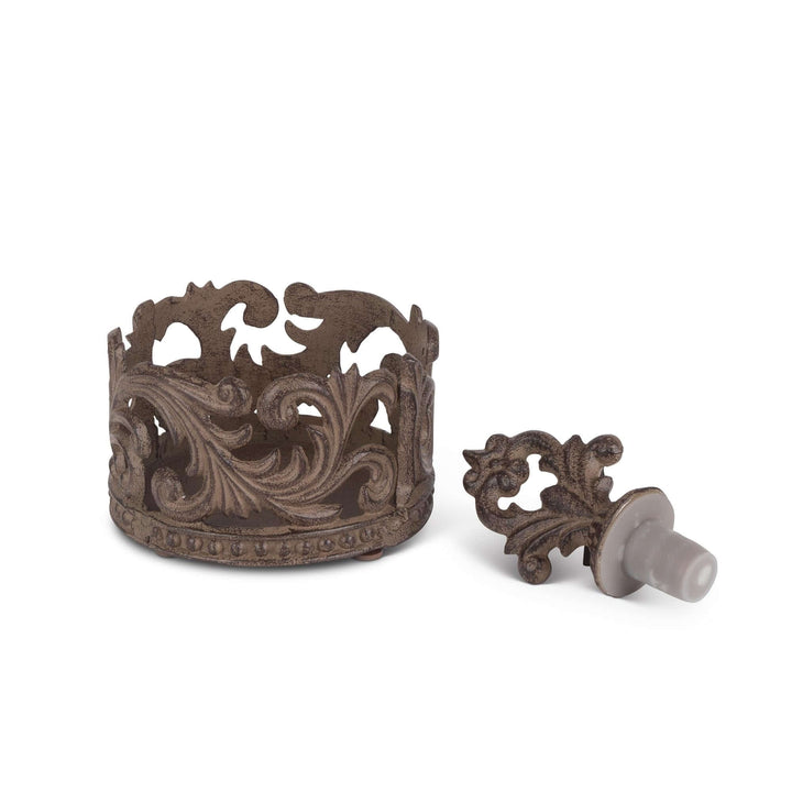 Acanthus Cast Aluminum Wine Set