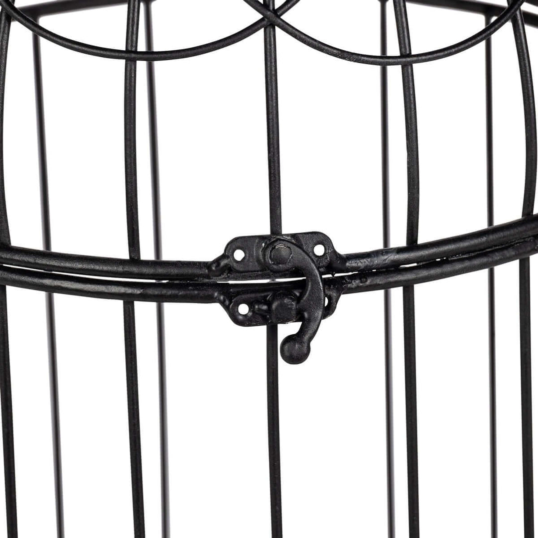 Scrollwork Birdcage Planters, Set of 2, Black
