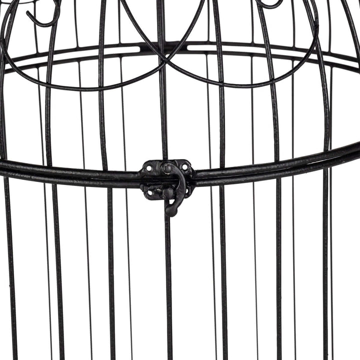 Scrollwork Birdcage Planters, Set of 2, Black