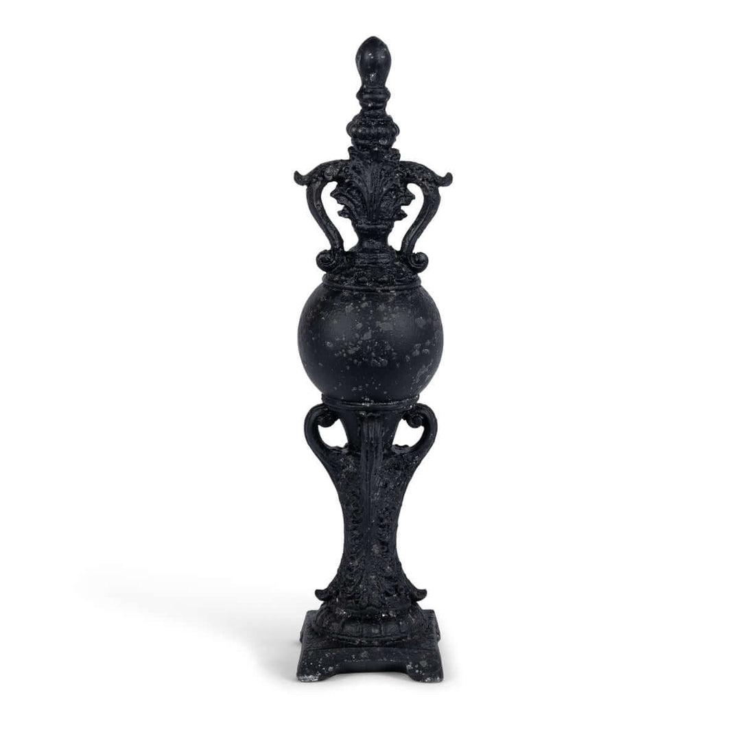 Belvedere Decorative Finial, Black