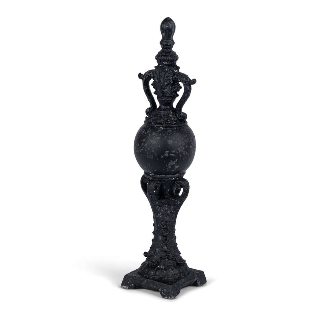 Belvedere Decorative Finial, Black