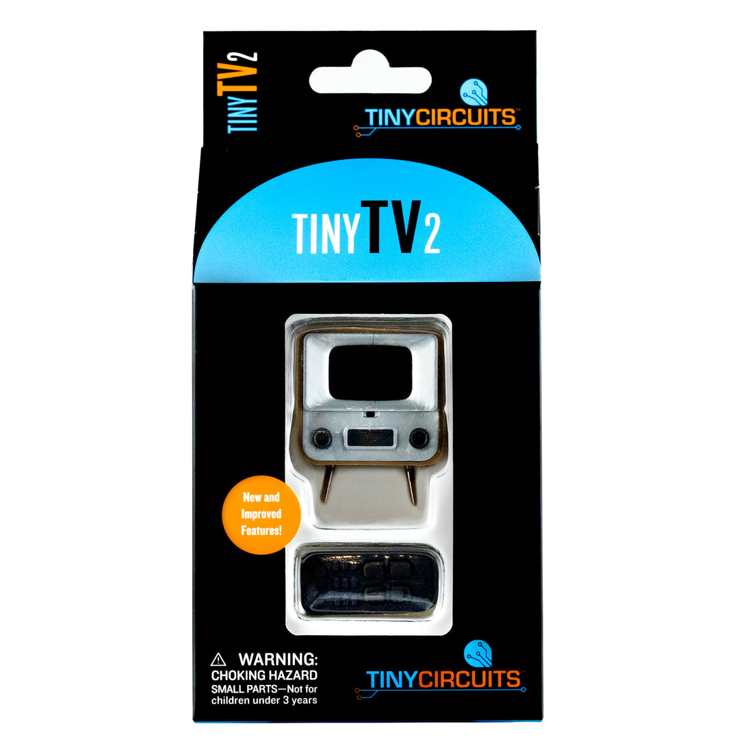 TinyCircuits TinyTV 2 Miniature TV with Remote