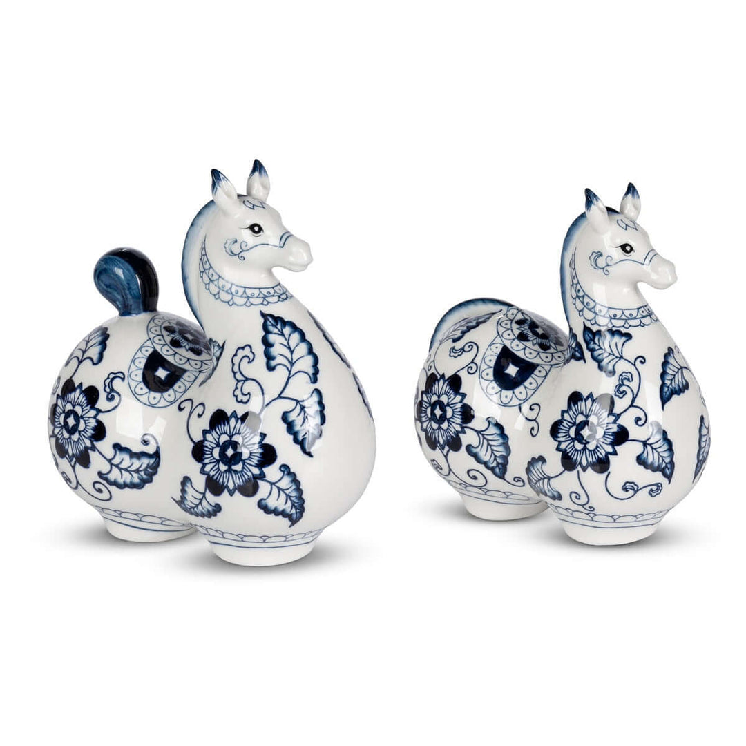 Porcelain Horse Statues