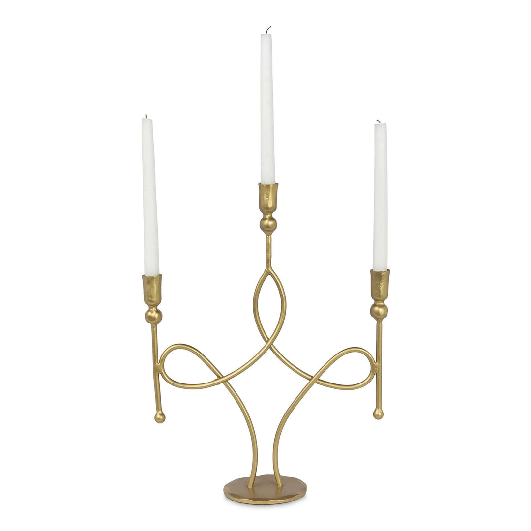Scroll Candle Holder, 3 Arm