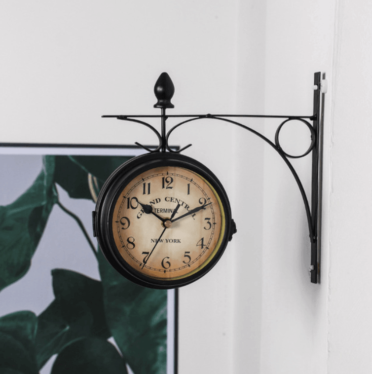 Grand Central Station Double-Sided Wall Clock