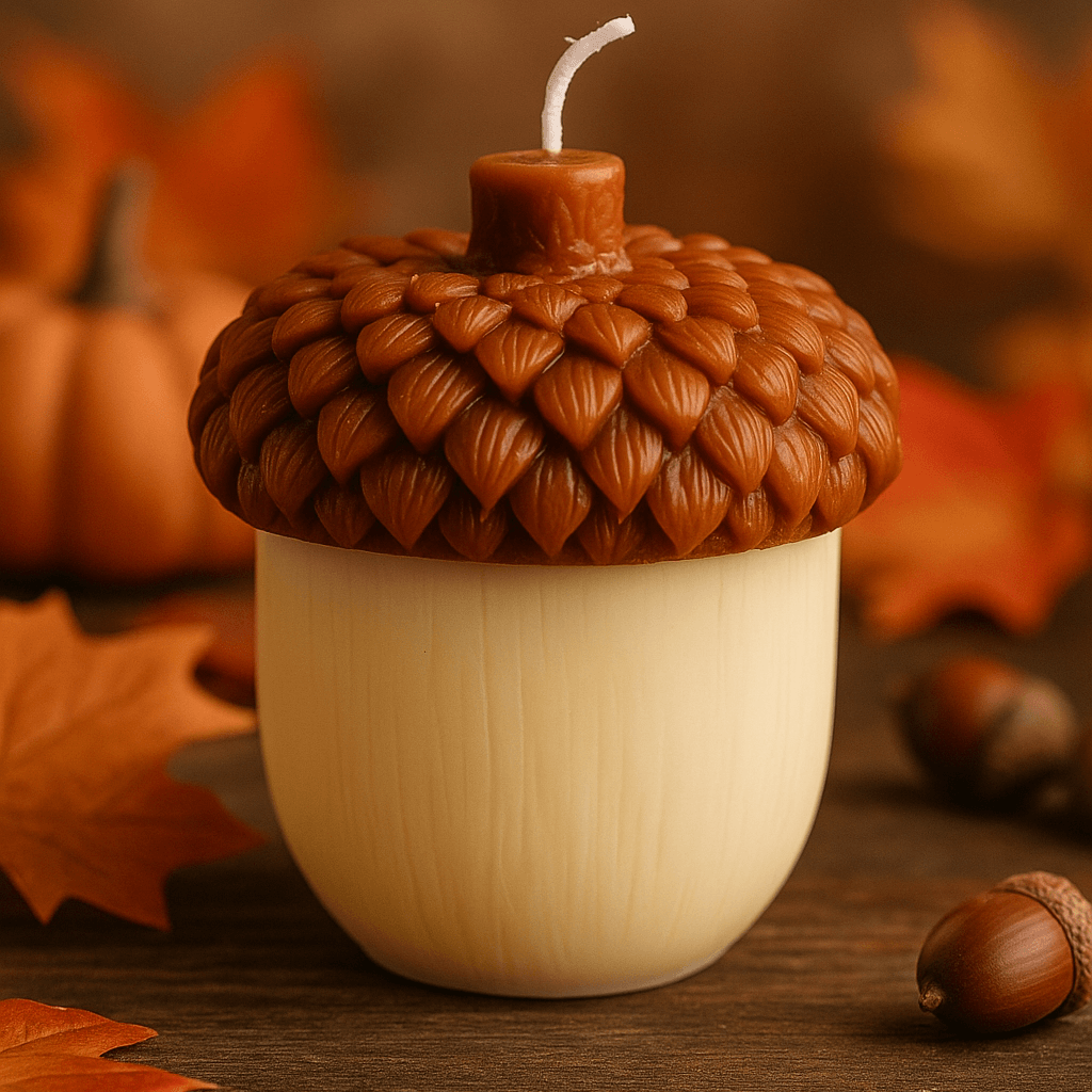 Two-Tone Acorn Soy Wax Candle