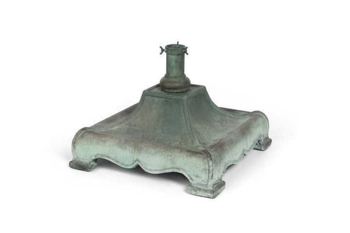 Vintage Look Verdigris Tree Stand, 19.69"L