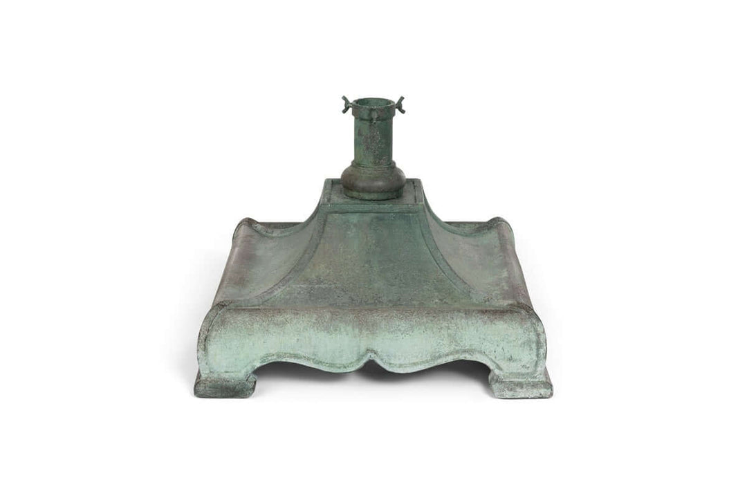 Vintage Look Verdigris Tree Stand, 19.69"L