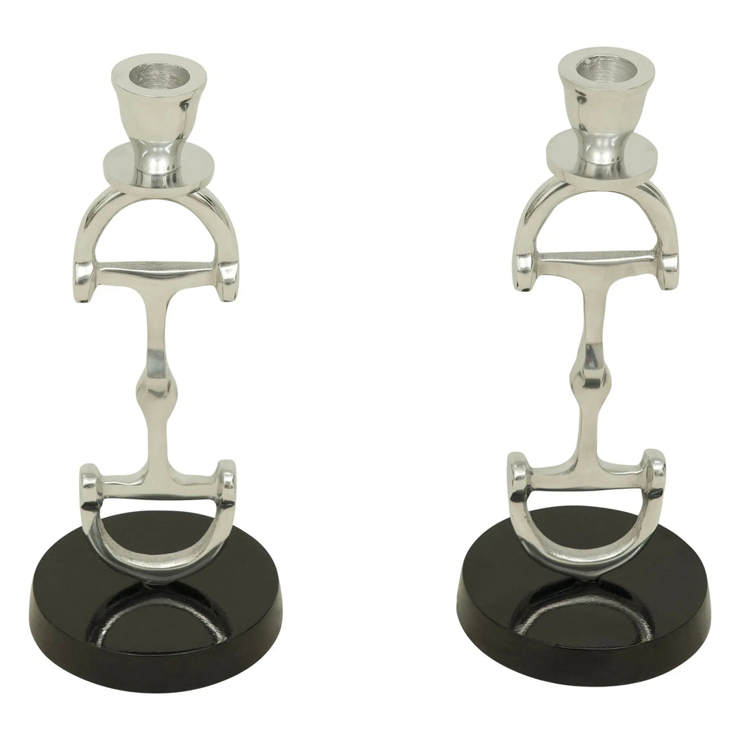 Silver D-Bit Candlestick Pair