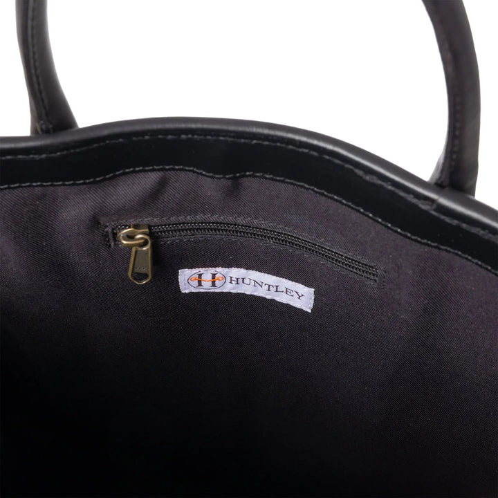 Hair-On Cowhide Leather Handle Tote Bag