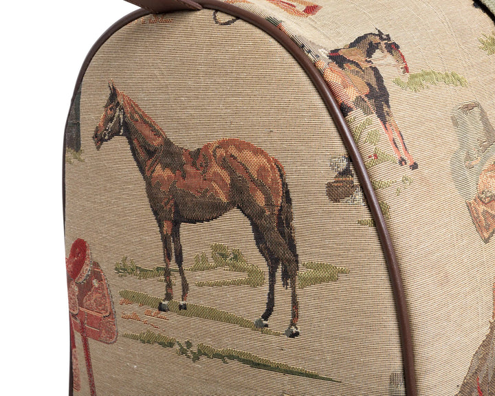 Western Equestrian Tapestry Duffle Bag