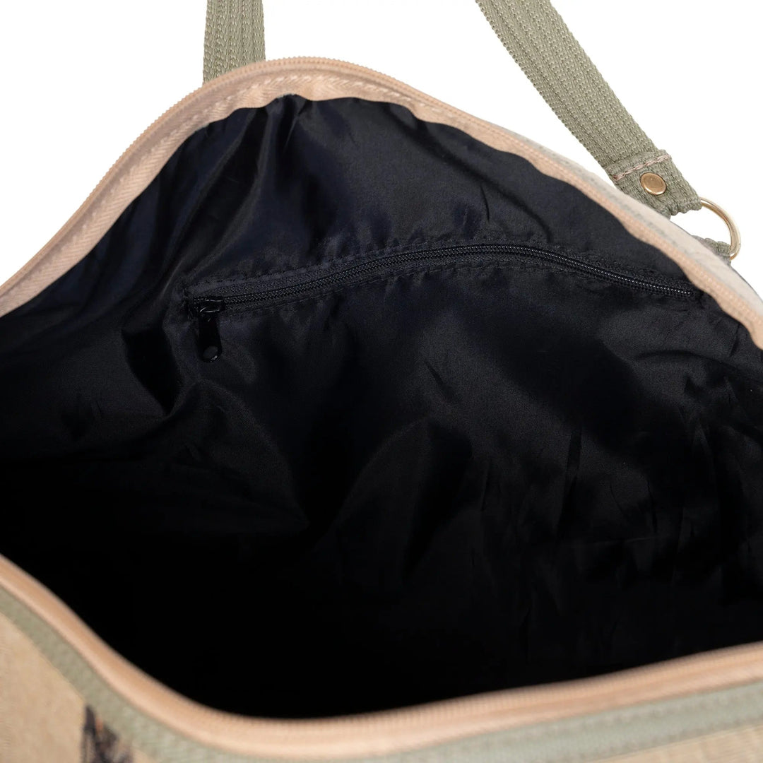 Western Equestrian Tapestry Duffle Bag