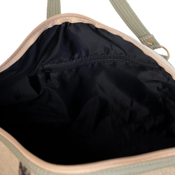 Western Equestrian Tapestry Duffle Bag