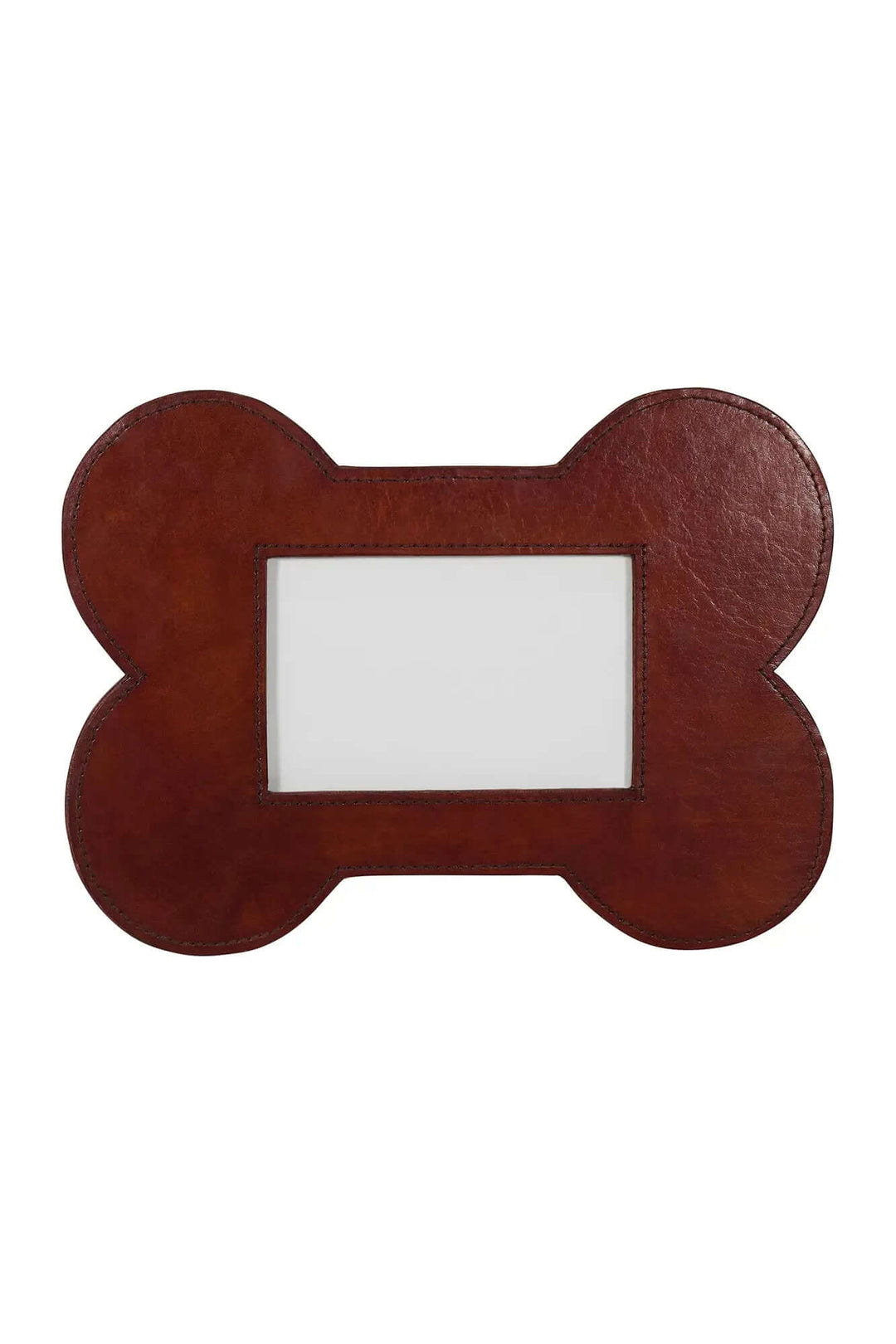 Leather Bone-Shaped Dog Photo Frame